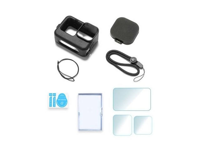 [고프로11] 핫 아이템 [특가] make speed 고프로9 10 11 12 실리콘케이스+강화유리필름